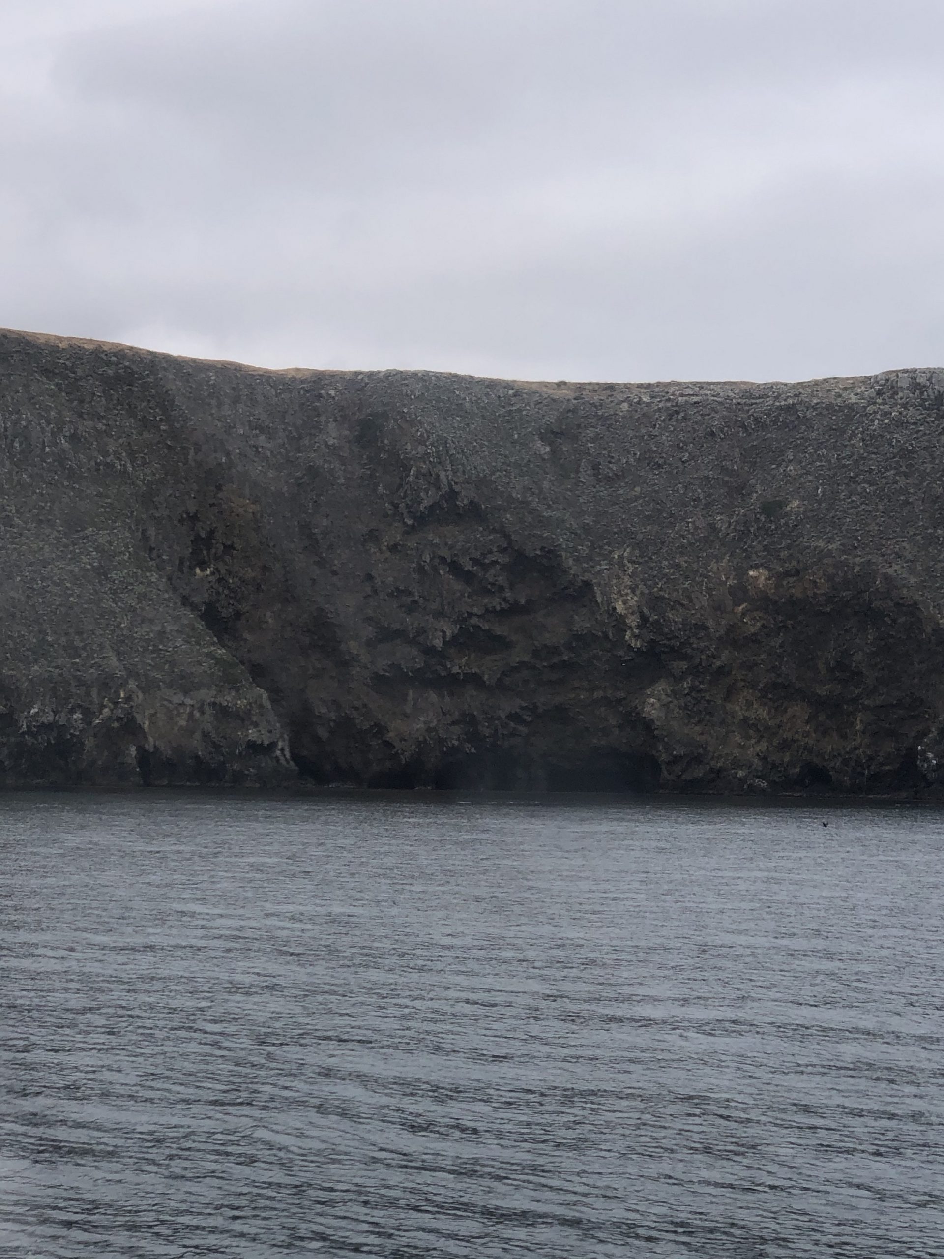 santa cruz island sea caves