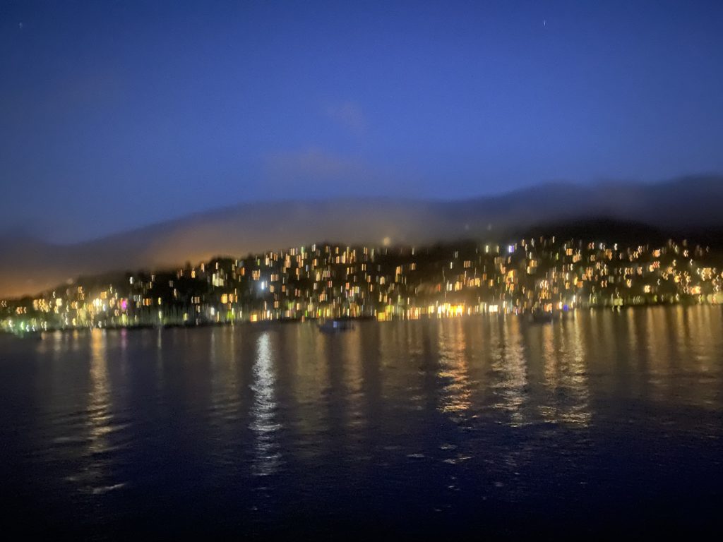Sausalito at night